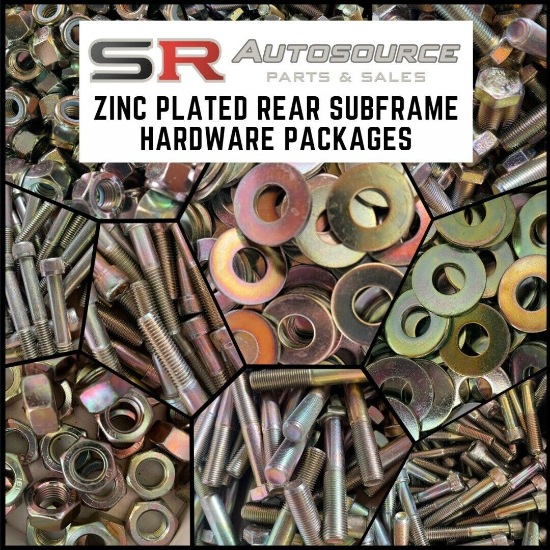 SR Autosource Zinc (Gold YZP Finish) Rear Subframe Hardware Kit for S and R Chassis