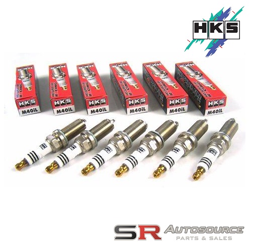 HKS Super Fire Racing Plug 40 (Heat Range 8) Set of 6 for RB26DETT – Skyline GTR R32/R33/R34