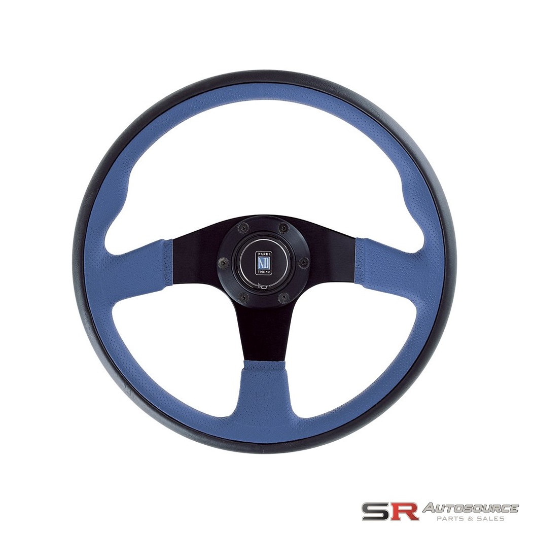Nardi Twin Steering Wheel – 350mm Blue/Black