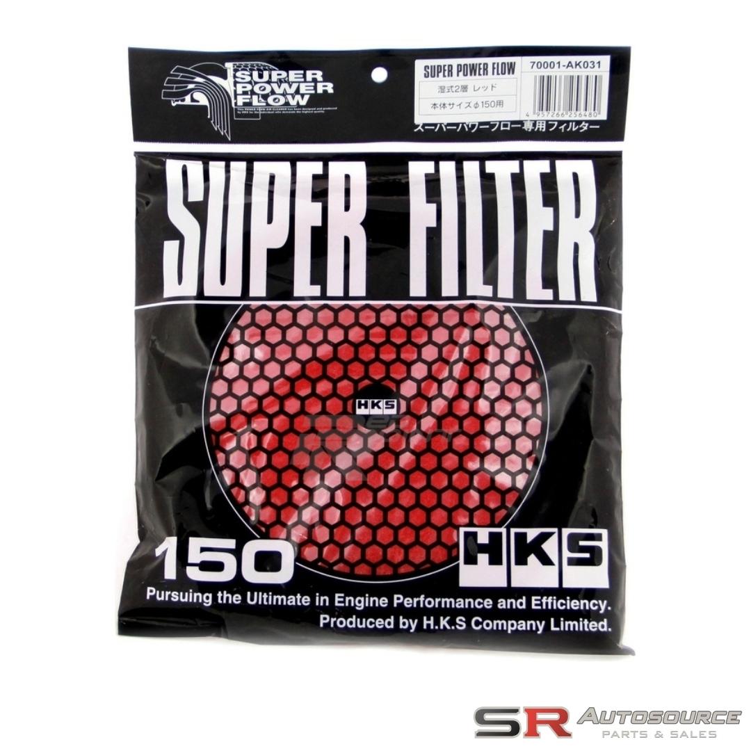 HKS Super Power Flow 150mm Red Filter Replacement Element