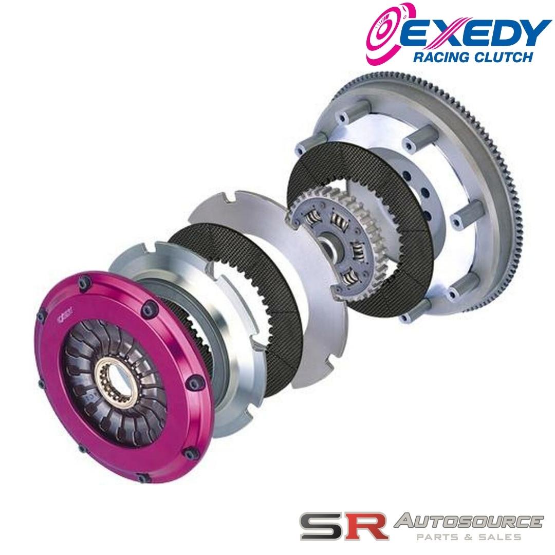 Exedy Racing Carbon-D Heavy Duty Twin Clutch & Flywheel Kit For Nissan Skyline R34 GTR RB26DETT