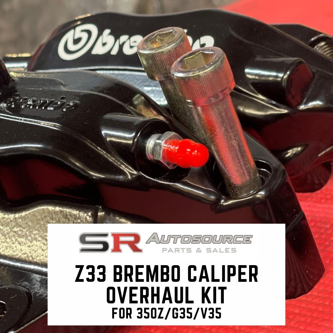 SR Autosource Brake Caliper Overhaul Kit (350Z Skyline V35 – Brembo)
