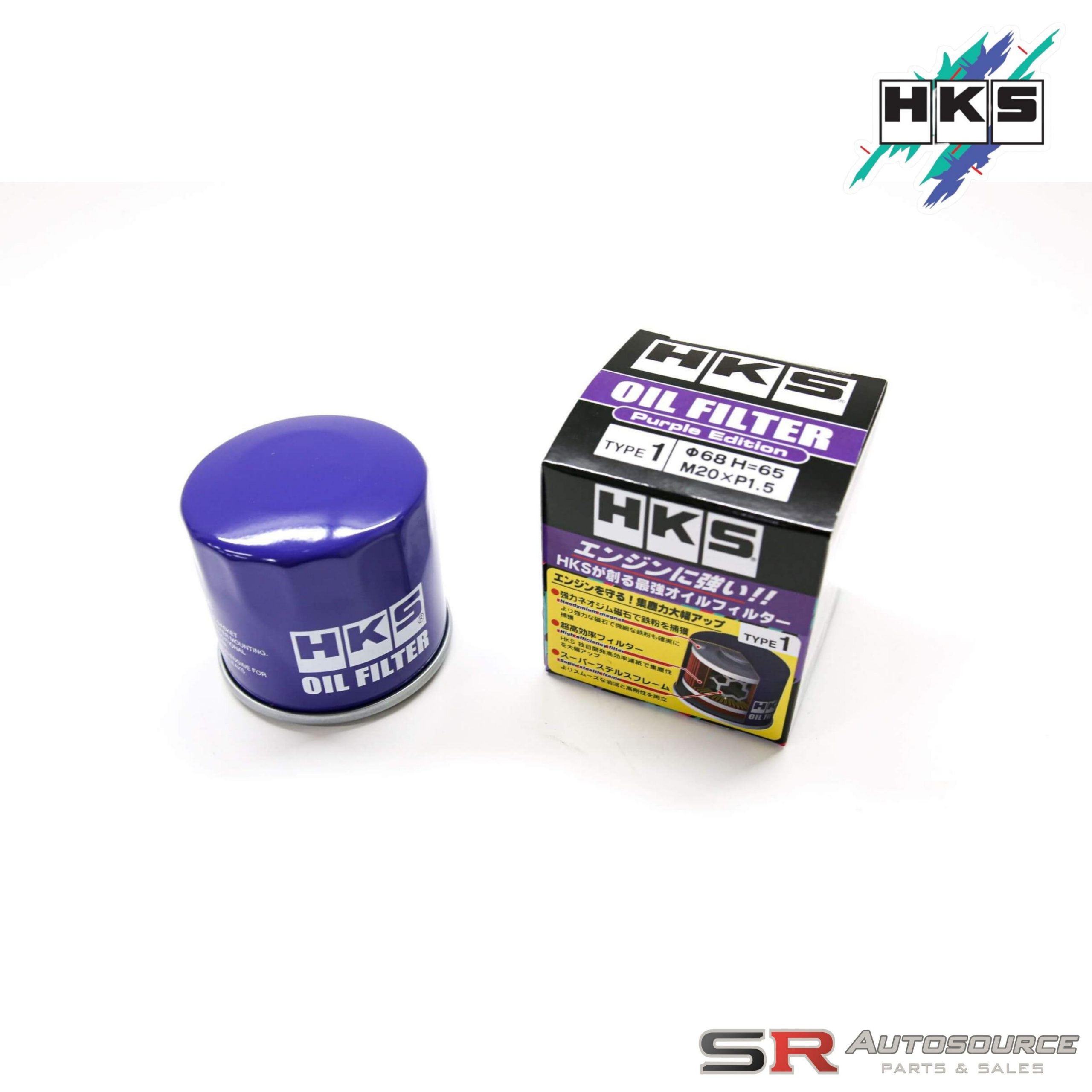 HKS Purple Oil Filter for Skyline R32/R33/R34 and S13 Silvia/180SX