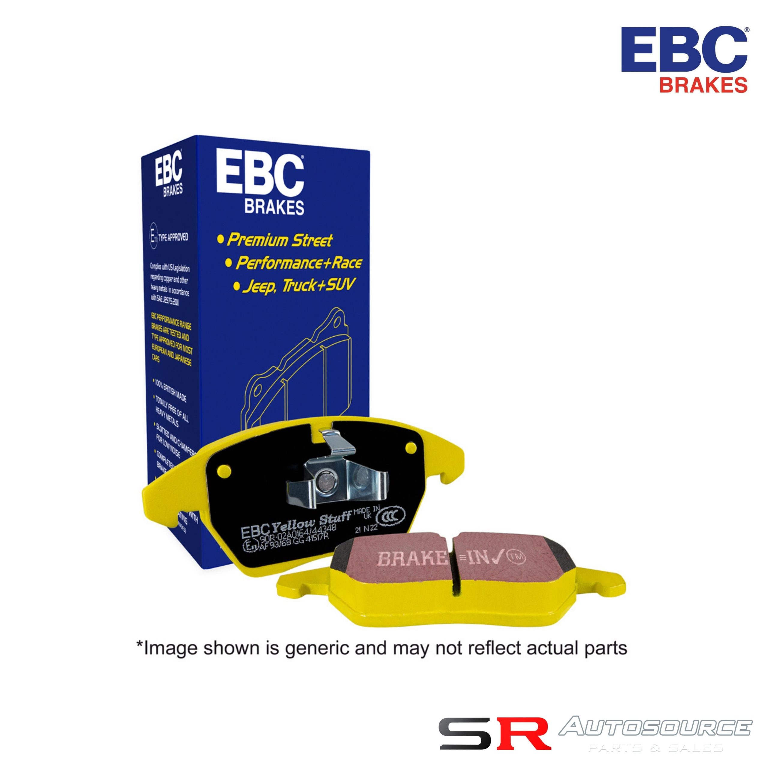 EBC Uprated Front and Rear Brake Pads S13/PS13 Silvia/180SX/200SX