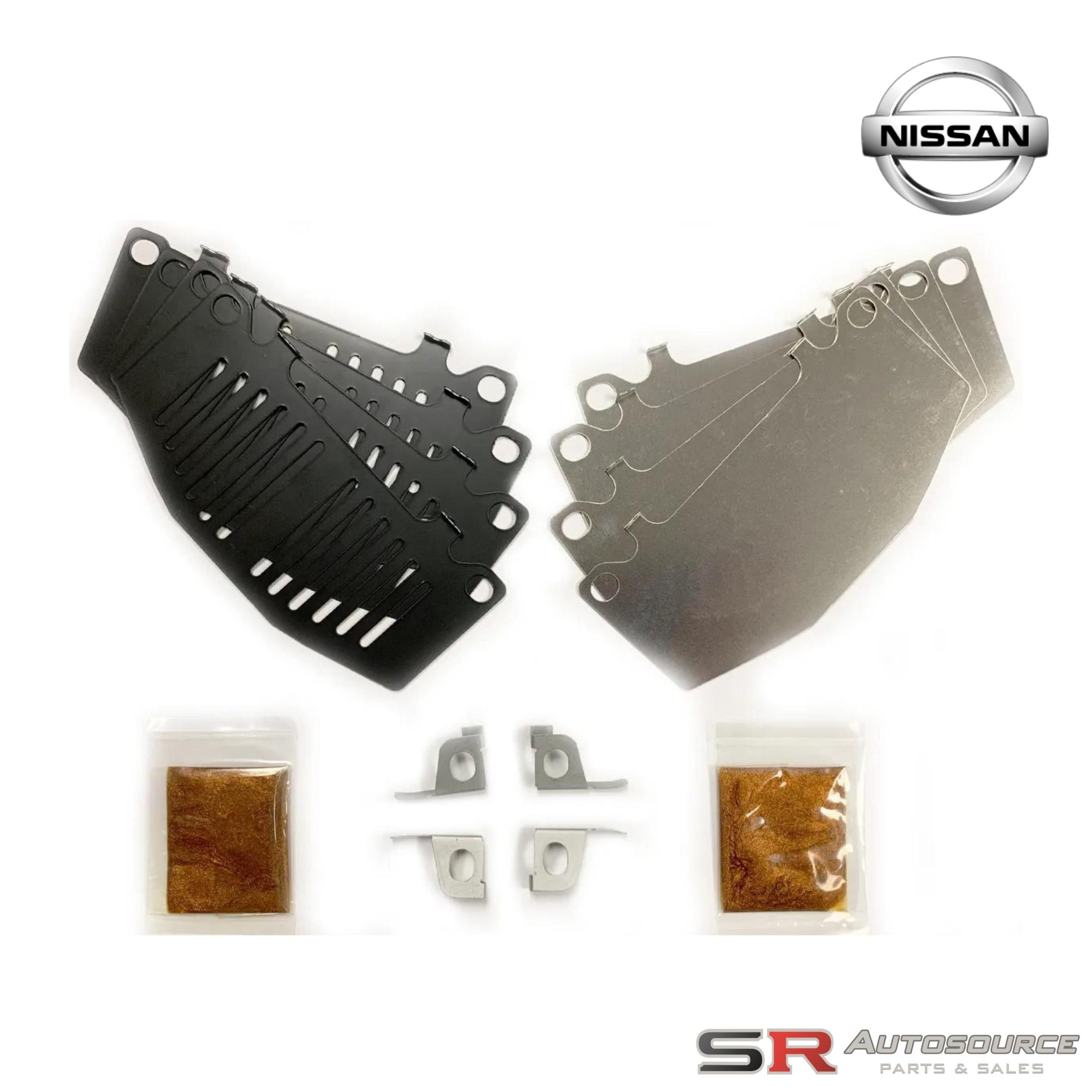 OEM Nissan Front Brake Pad Hardware Kit – Skyline BNR32 R32 GTR (Non V Spec)