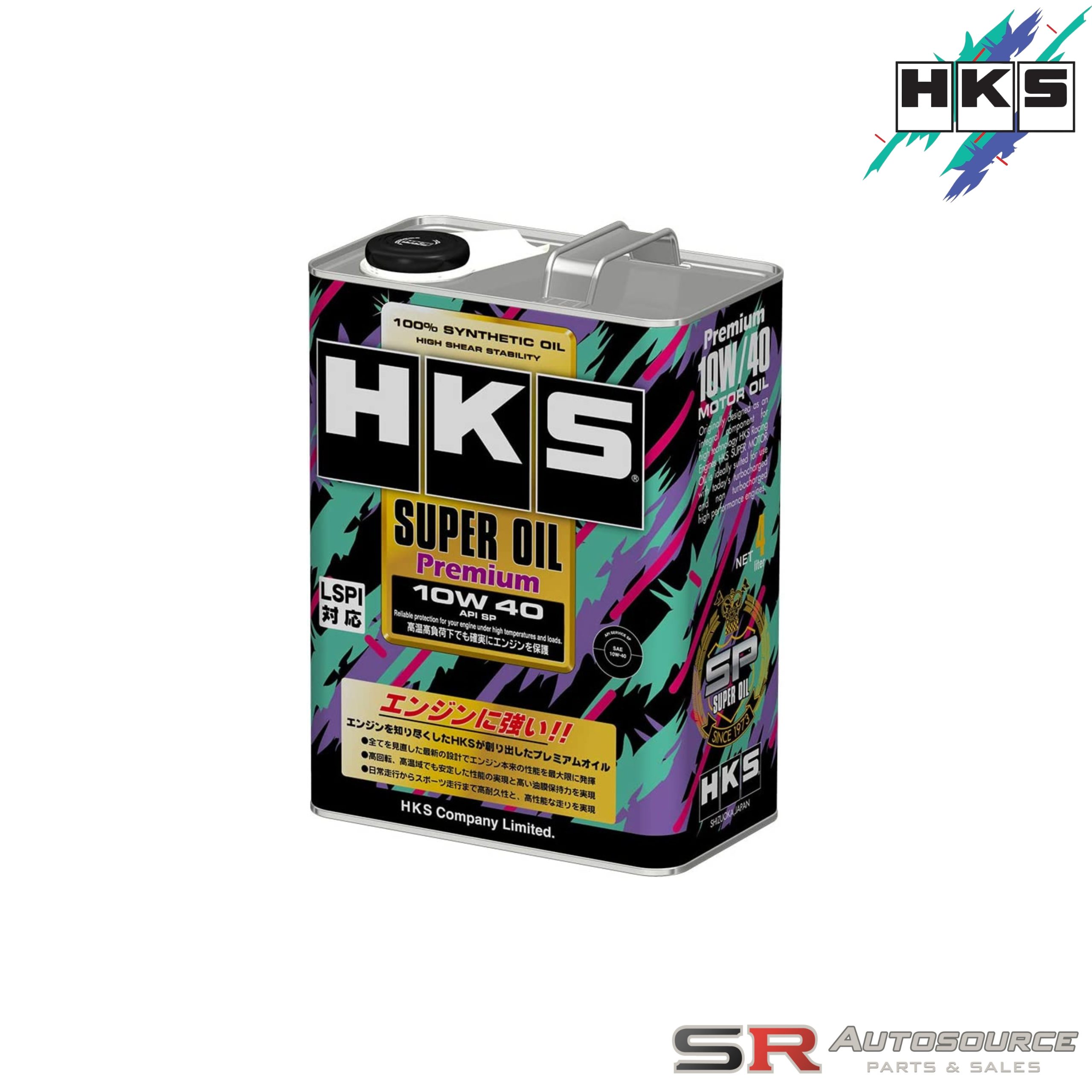 HKS Super Oil 10W-40 4 Litre Can