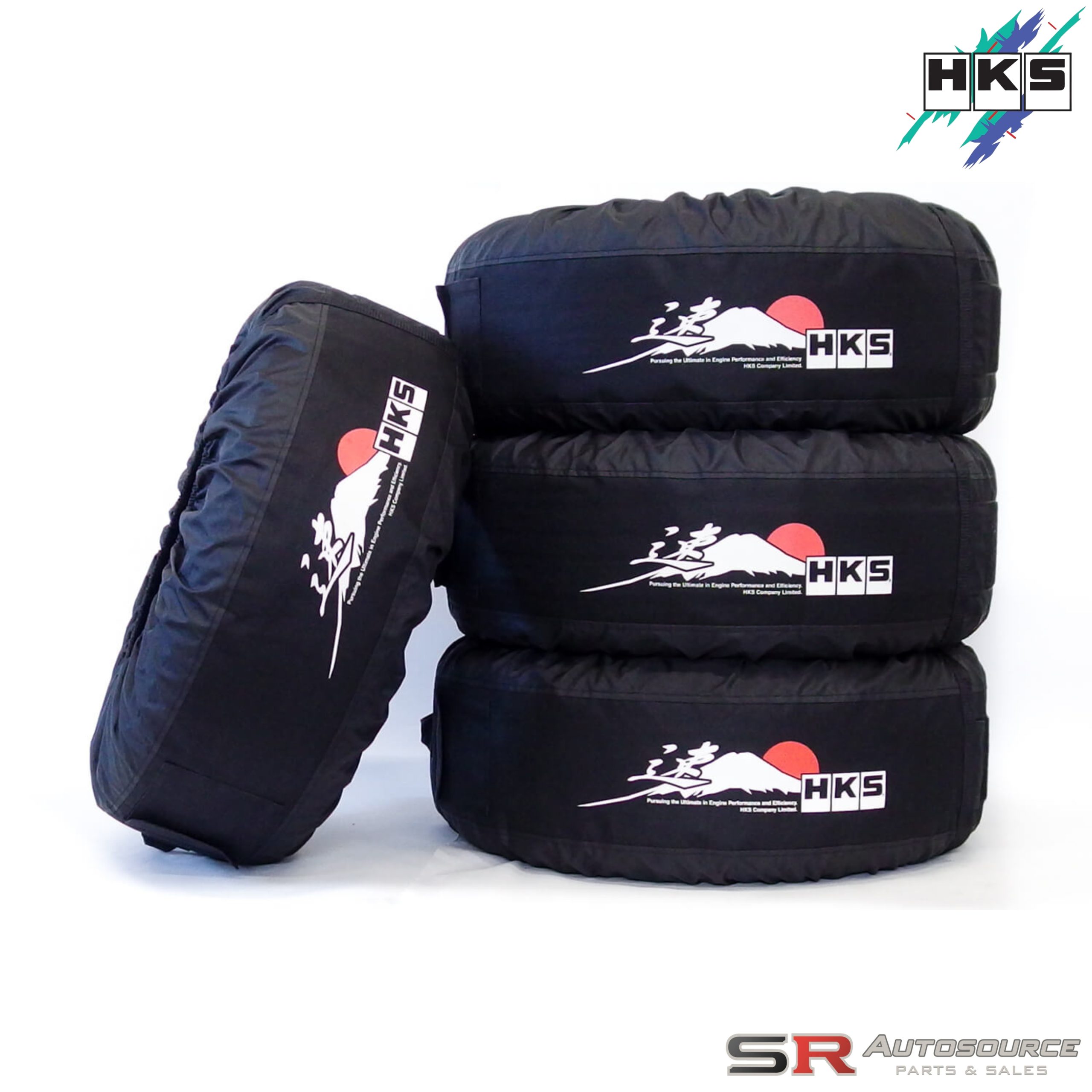 HKS Japan Tyre Cover Limited Edition 4 Piece Set – Storage Bags (Tyre Totes)