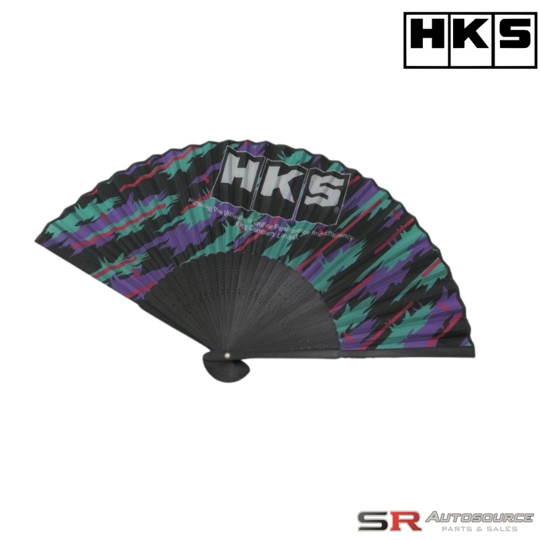 HKS Limited Edition Oil Splash Japanese Folding Fan