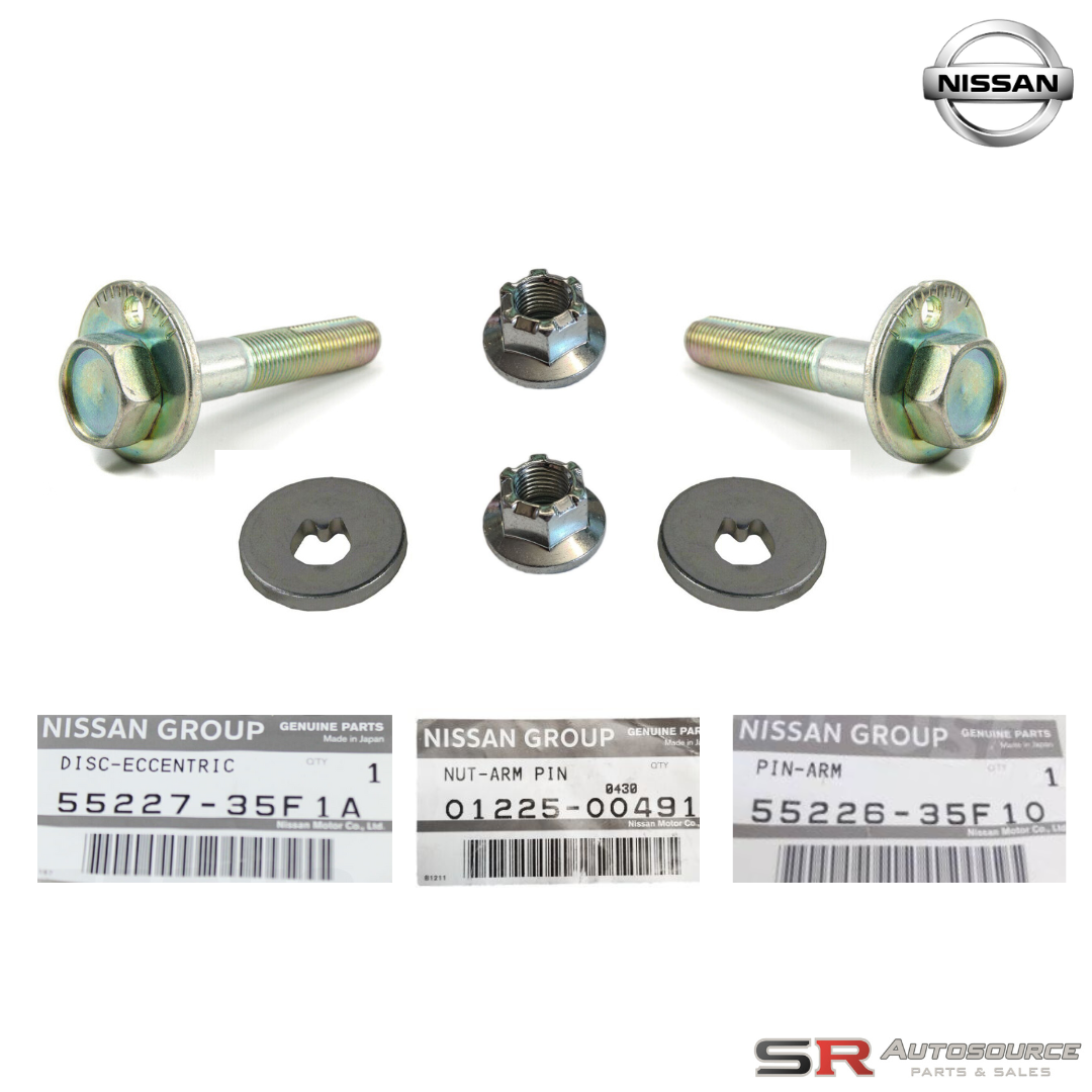 OEM Nissan Rear Eccentric Bolt Kit for all Silvia and Skyline Models