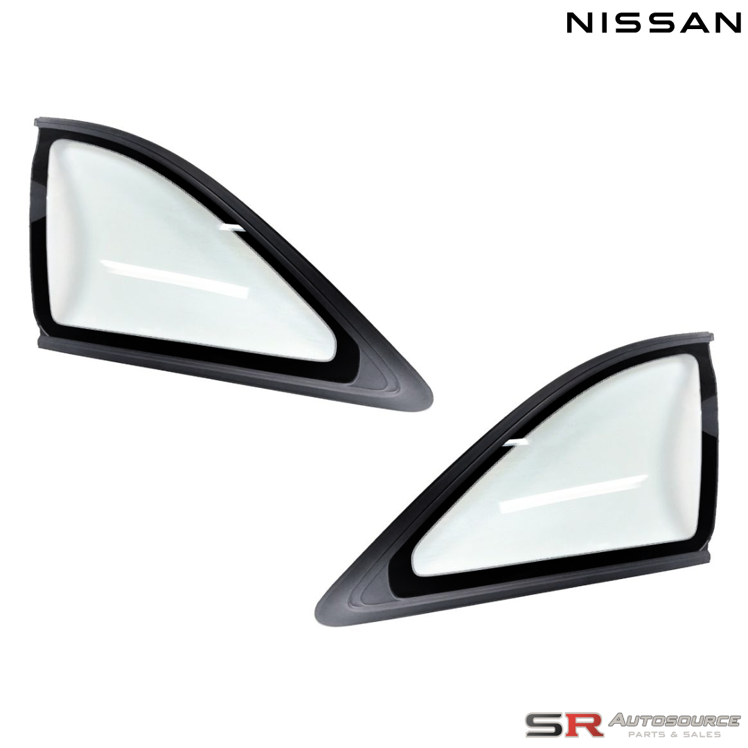 OEM Nissan Rear Quarter Glass Window Assemblies for R33